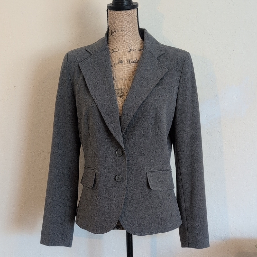 New York & Company Charcoal Blazer Size 8